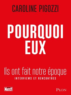 cover image of Pourquoi eux